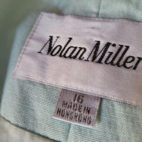 - Vintage Nolan Miller Oversized Beaded Blazer Jacket / Size 16 - Picture 7 of 8